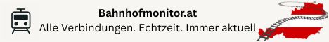 Bahnhofmonitor Österreich